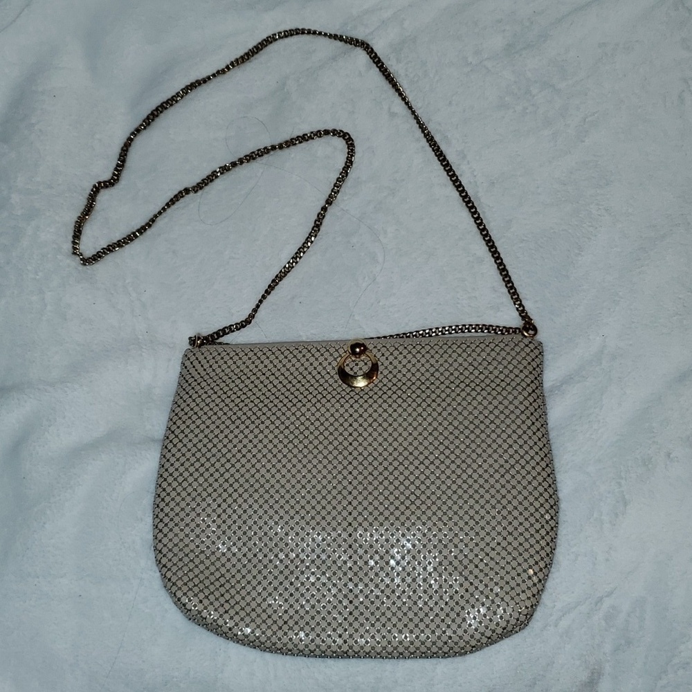 Whiting and Davis Mesh Chain Mail Evening Shoulder Bag Purse
